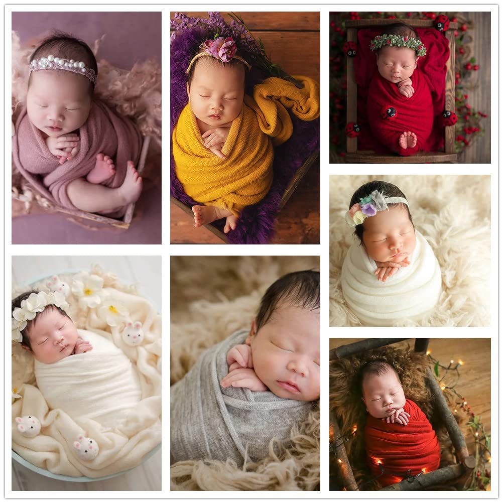 Newborn Photography Props Wrap - Baby Swaddle Blanket ulasan dan harga