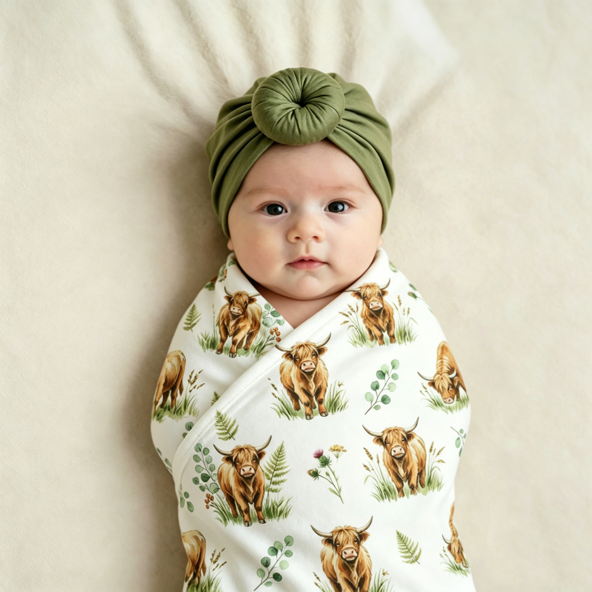 Ylsteed Soft Stretchy Highland - Baby Swaddle Blanket ulasan dan harga