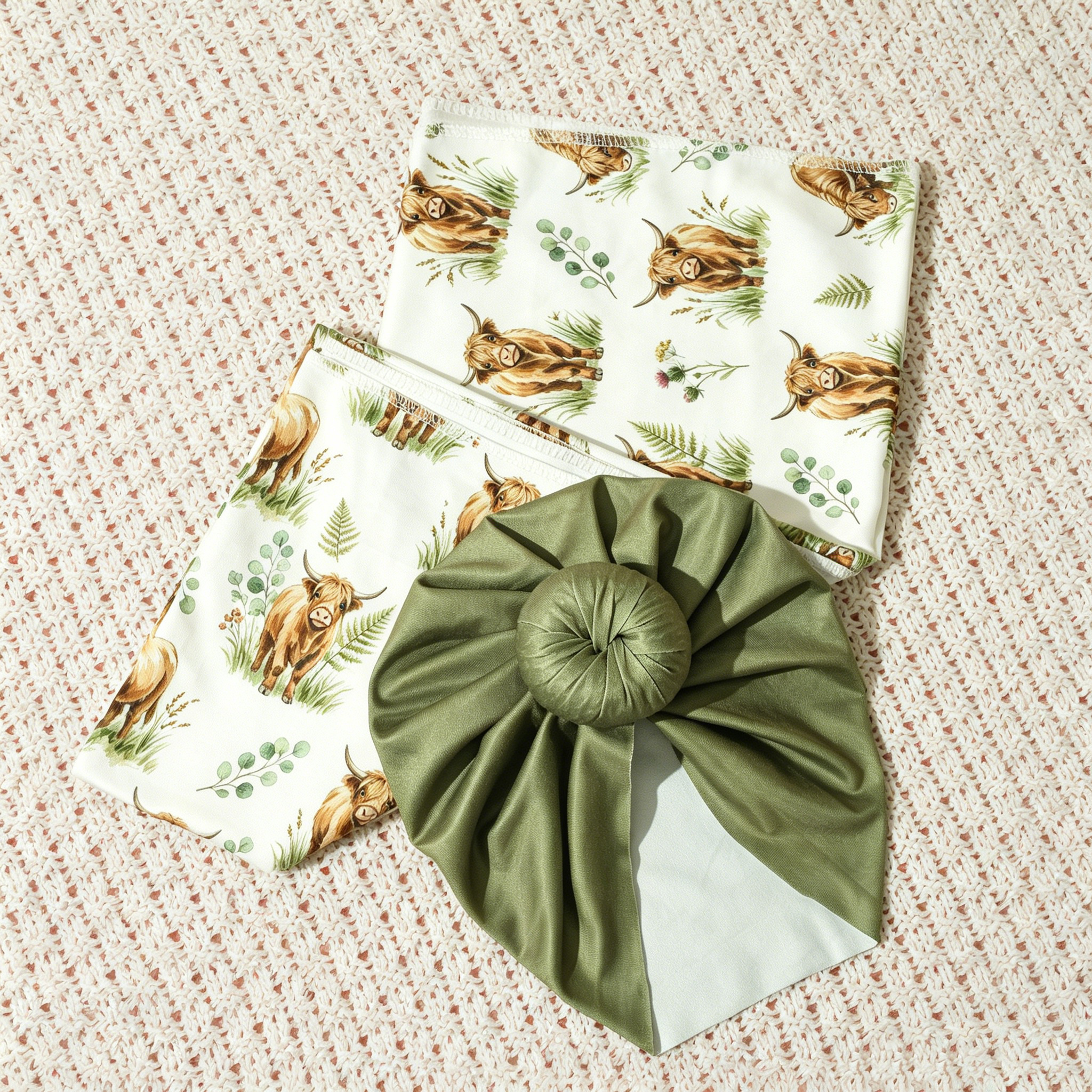 Ylsteed Soft Stretchy Highland - Baby Swaddle Blanket ulasan dan harga