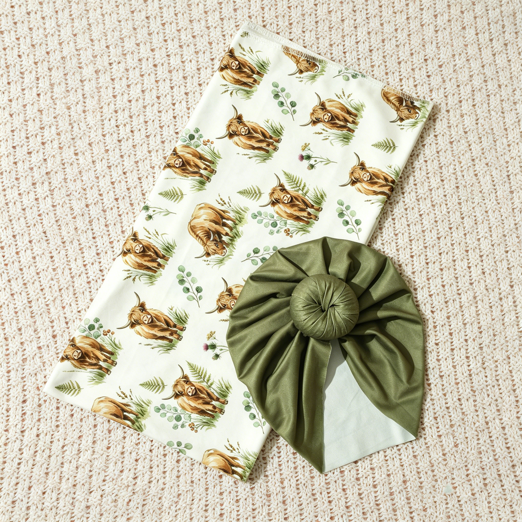 Ylsteed Soft Stretchy Highland - Baby Swaddle Blanket ulasan dan harga