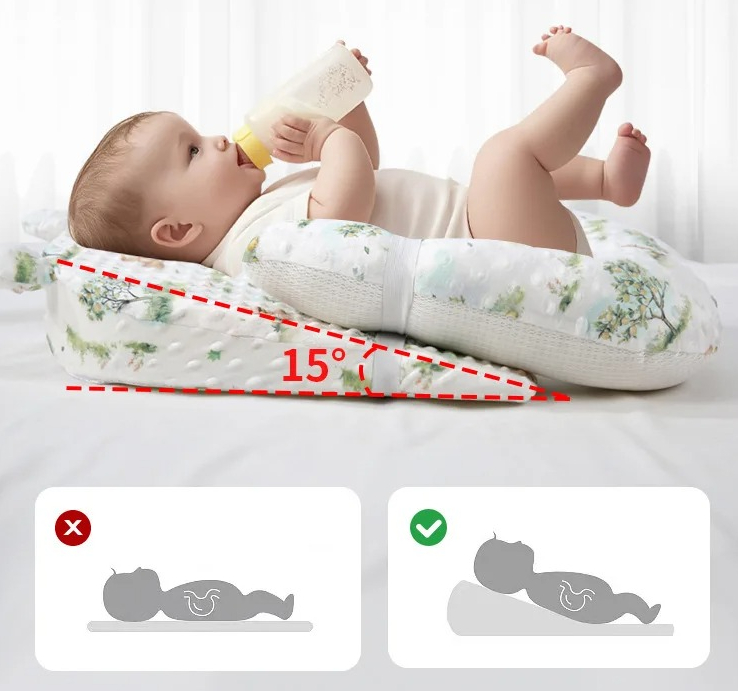 Baby Pillow Newborn Head Prote - Anti-Roll Baby Pillow ulasan dan harga