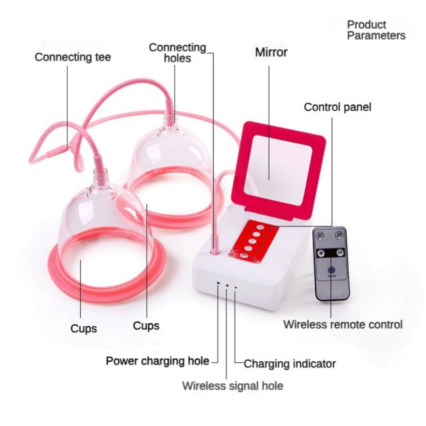 Electric Chest Massage Device  - Breast Pump ulasan dan harga
