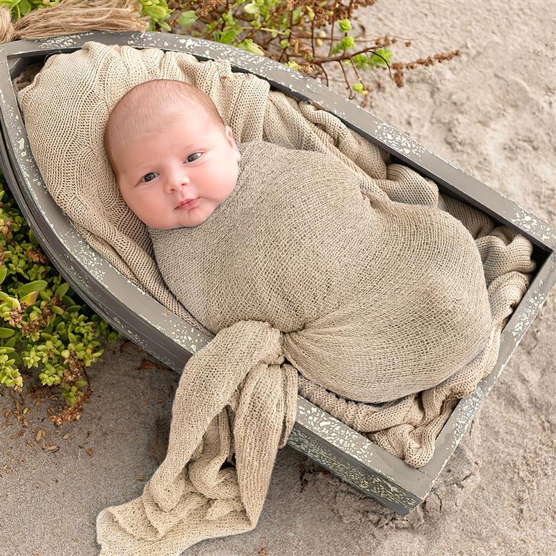 1 Roll Baby Wraps Newborn Phot - Baby Swaddle Blanket ulasan dan harga